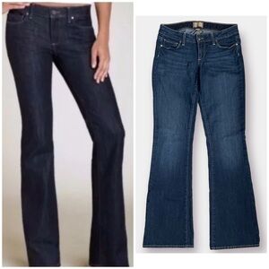 EUC PAIGE Canyon Boot Dark Wash Size 28